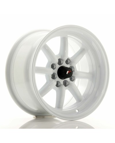 Bilfälg Japan Racing JR19 Vit 15" PCD 4x100 PCD 4x114 ET0 CB 73,1