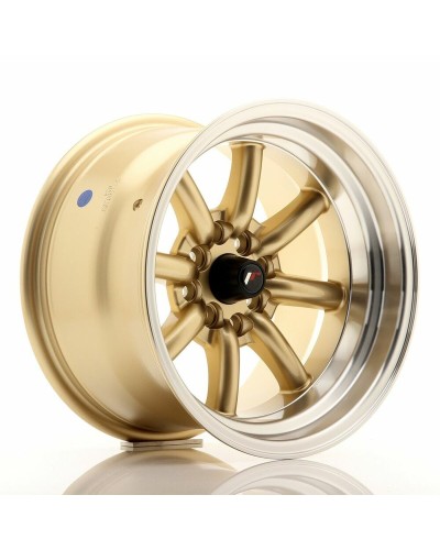 Llanta para Automovil Japan Racing JR19 Dorado 15" PCD 4x100 PCD 4x114 ET13 CB 73,1