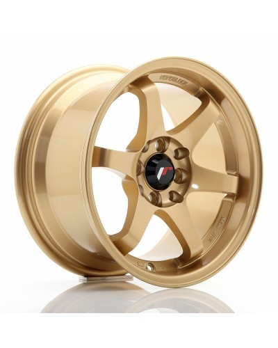 Llanta para Automovil Japan Racing JR3 Dorado 15" PCD 4x100 PCD 4x114 ET25 CB 73,1