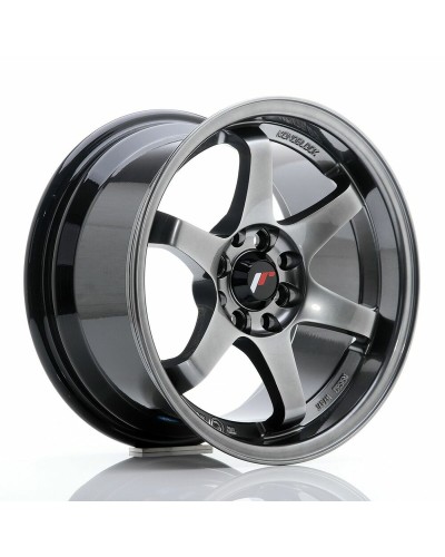 Autovelg Japan Racing Jr3 Hyper Black Zwart 15" PCD 4x100 PCD 4x108 ET25 CB 73,1