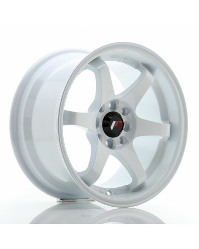 Autofelge Japan Racing JR3 Weiß 15" PCD 4x100 PCD 4x108 ET25 CB 73,1