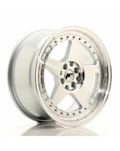 Auton renkaan vanne Japan Racing JR6 Hopeinen PCD 4x114 ET35 CB 74,1 17"