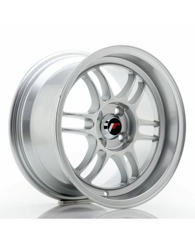 Cerchione Automobile Japan Racing JR715804H3573S Argentato 15" PCD 4x100 ET35 CB 73,1