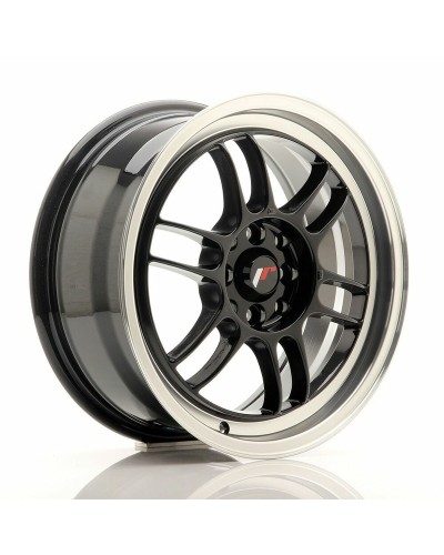 Autovelg Japan Racing Jr7 Gloss Black Zwart 16" PCD 4x114 ET38 CB 73,1