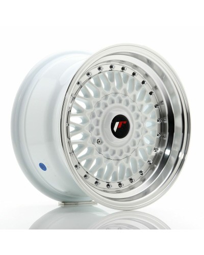 Pneu de voiture Japan Racing JR9 Blanc 16" PCD 4x100 PCD 4x108 ET25 CB 74,1