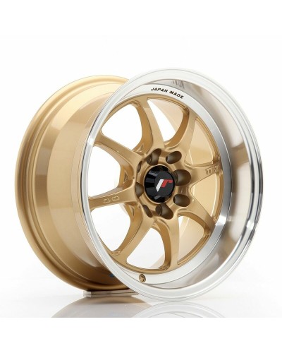 Auton renkaan vanne Japan Racing TFII Kullattu 15" PCD 4x100 PCD 4x114 ET30 CB 73,1