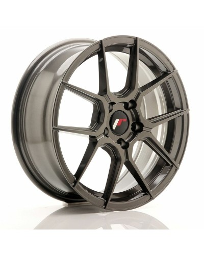 Auton renkaan vanne Japan Racing JR30 Harmaa PCD 5x120 ET35 Kiillotettu 17" CB 72,6
