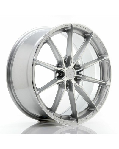 Auton renkaan vanne Japan Racing JR37 Hopeinen PCD 5x112 ET45 CB 66,6 19"