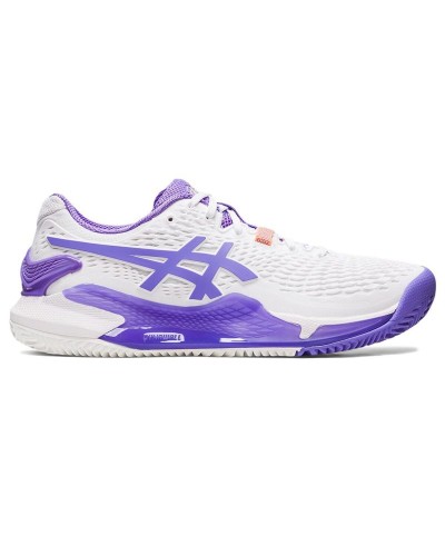 Hardloopschoenen voor Volwassenen Asics Gel-Resolution 9 Clay Wit