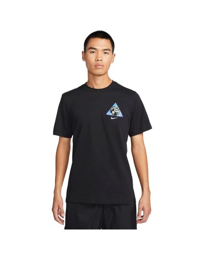 Herren Kurzarm-T-Shirt Nike Schwarz