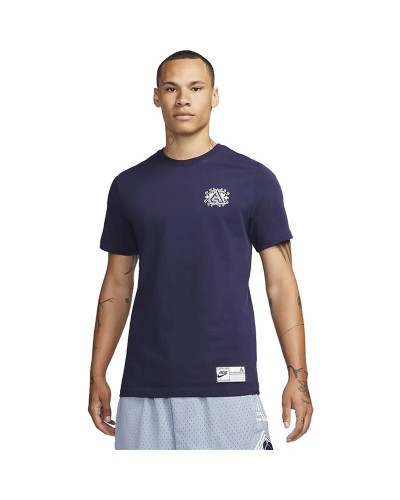 Basketbal T-shirt Nike Gianni Donkerblauw