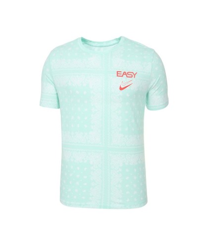 Herren Kurzarm-T-Shirt Nike KD Türkis
