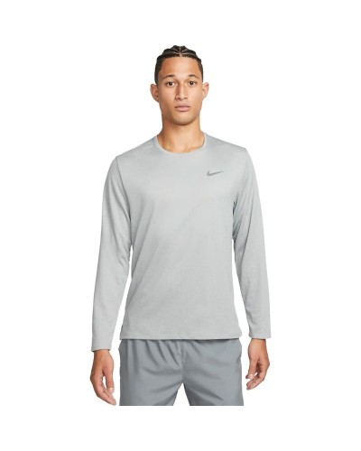 T-shirt à manches longues homme Nike Dri-Fit Uv Miler Long-Sl Gris