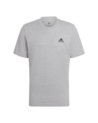 Herren Kurzarm-T-Shirt Adidas Essentials Feelcomfy Hellgrau