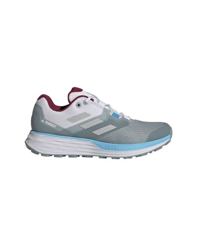 Trail-Laufschuhe für Herren (Berglauf) Adidas Terrex Two Hellgrau