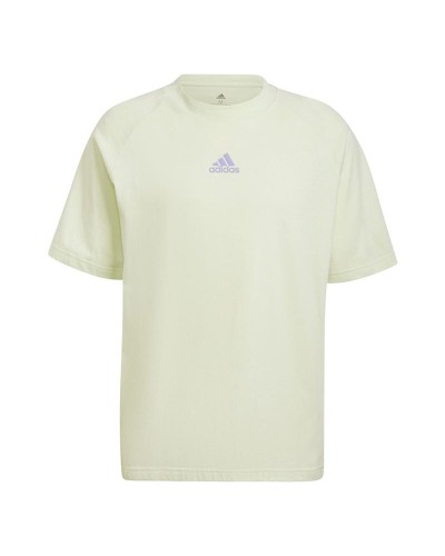 Heren-T-Shirt met Korte Mouwen Adidas Essentials brandlove Geel