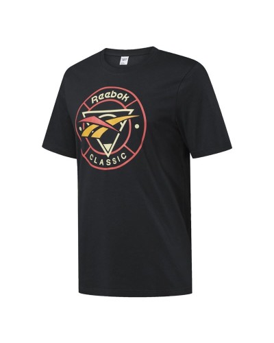 Heren-T-Shirt met Korte Mouwen Reebok Reebok Classic Trail Zwart