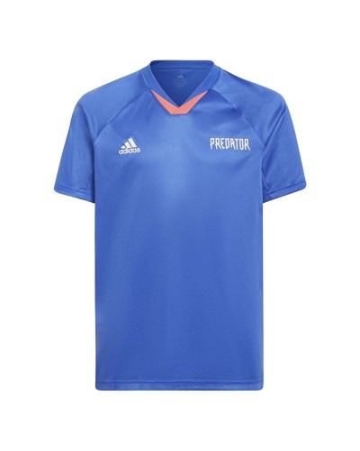 Barn T-shirt med kortärm Adidas Predator Indigo