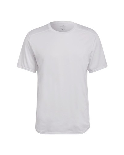 T-shirt med kortärm Herr Adidas D4R Men Vit