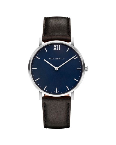 Miesten rannekellot Paul Hewitt SA-S-ST-B-2M Hopeinen (Ø 36 mm)