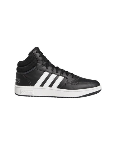 Miesten rennot kävelykengät Adidas Hoops 3.0 Mid Classic Vintage Musta 42