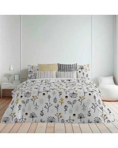 Housse de Couette Decolores Santorini Multicouleur 175 Fils 240 x 220 cm