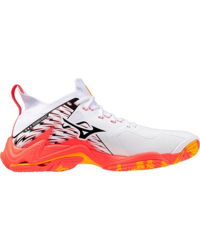 Sportschoenen voor Kinderen Mizuno Wave Lightning Neo 3 Wit