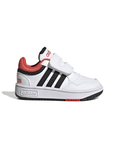 Scarpe Sportive per Bambini Adidas Hoops 3.0 CF Bianco