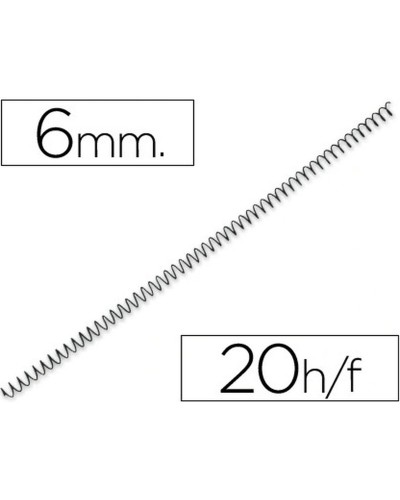 Metal spiral Q-Connect Yosan Black