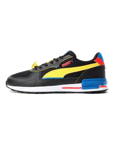Sports Shoes for Kids Puma Graviton SMILEYWORLD Jr Black