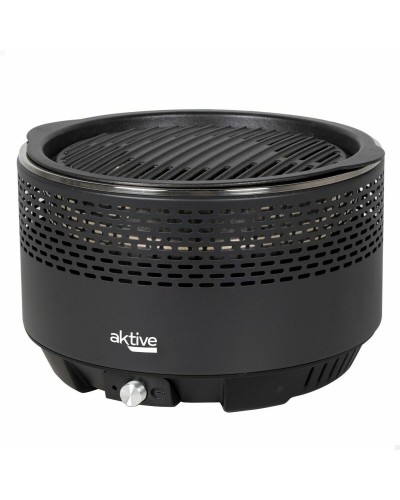 Grill Tragbarer Aktive kreisförmig Keine Rauch Schwarz Ø 34 cm