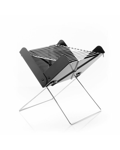 Mini Barbacoa Plegable Portátil para Carbón InnovaGoods Acero Inoxidable (Reacondicionado B)