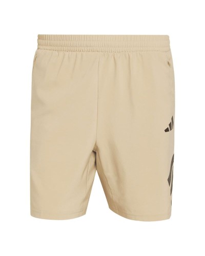 Träningsshorts Adidas Gym+ 3 Bandas Short Vit Naturell Män