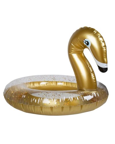 Aufblasbarer Schwimmring Swim Essentials Glitter  Gold 70 cm