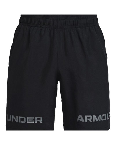 Pantalón Corto Deportivo Under Armour Woven Graphic WM Negro Hombre
