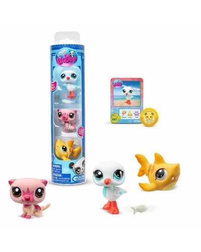 Set of Figures Bandai Littlest Pet Shop 6 x 25 x 6 cm 3 Pieces
