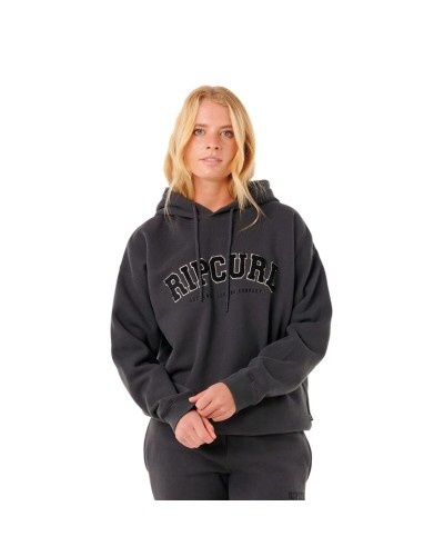 Dameshoodie Rip Curl Varsity Hoodie Zwart