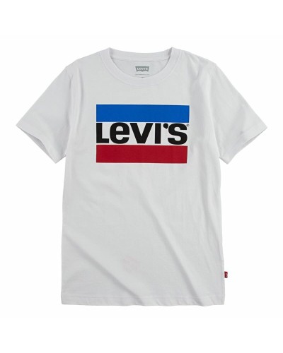 T shirt à manches courtes Enfant Levi's 9E8568-001 Blanc
