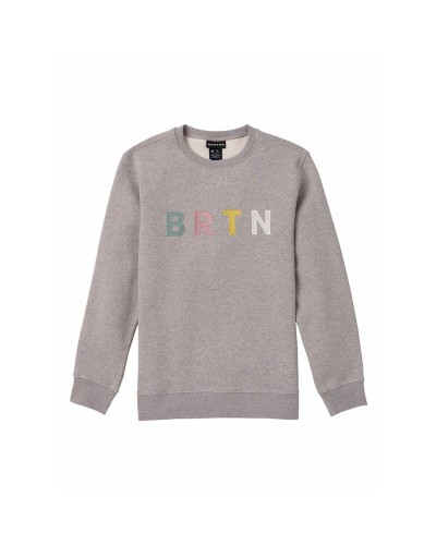 Herenhoodie Burton Mb Brtn Crew Lichtgrijs