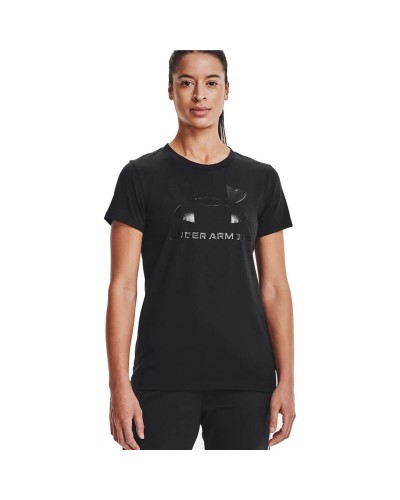 Women’s Short Sleeve T-Shirt Under Armour 1356305-002 Black (XL)