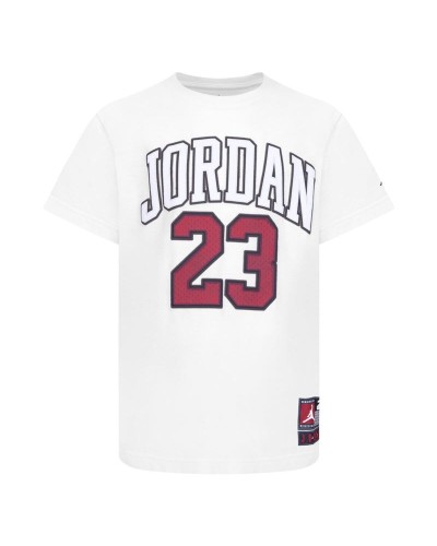 Lasten Lyhythihainen paita Jordan 95A088-001 Valkoinen