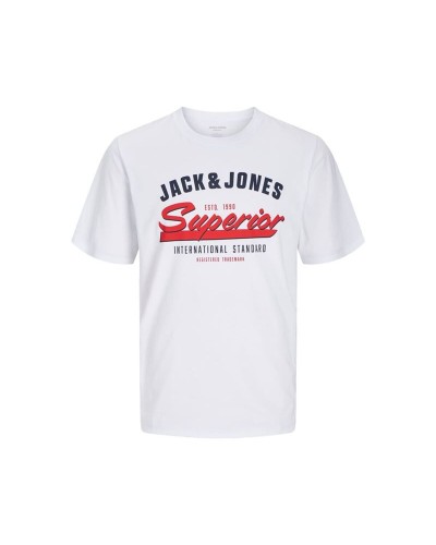 Camiseta de Manga Corta Hombre Jack & Jones 12268267-C-N100