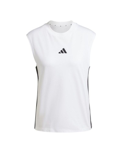 T-shirt med kortärm Dam Adidas JD4985 Vit (M)