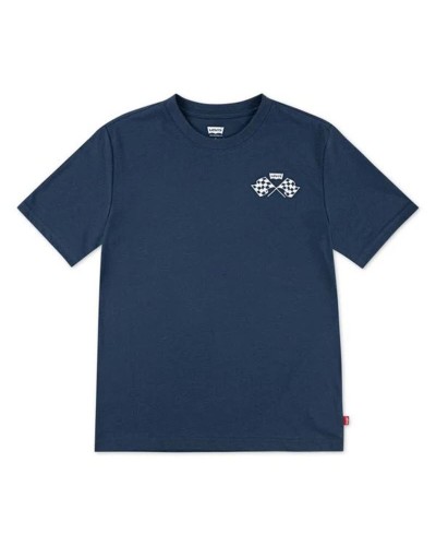 T shirt à manches courtes Enfant Levi's 8EP039-UF3 Bleu foncé
