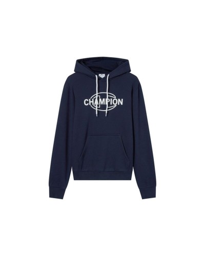Herenhoodie Champion Champion Graphic Shop Marineblauw