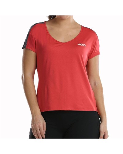 Maglia a Maniche Corte Donna +8000 NOVAR-169 Rosso (S)