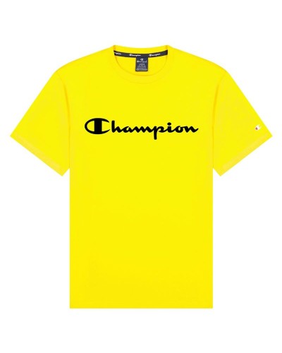 Men’s Short Sleeve T-Shirt Champion 217146-YS105 Yellow (S)