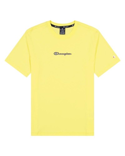 Maglia a Maniche Corte Uomo Champion 217219-YS008 Giallo (S)