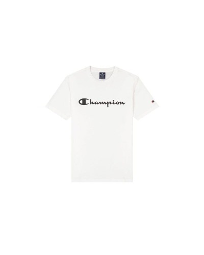 Herren Kurzarm-T-Shirt Champion 218477-WW001 Weiß