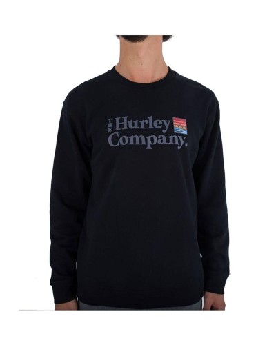 Miesten huppari Hurley Ponzo Canyon Summer Musta